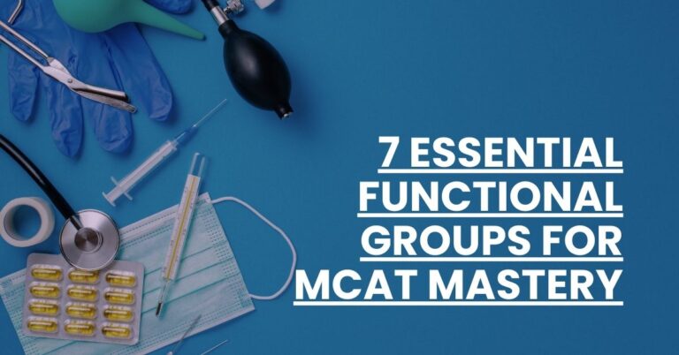 7 Essential Functional Groups for MCAT Mastery Feature Image