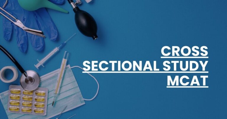 Cross Sectional Study MCAT Feature Image