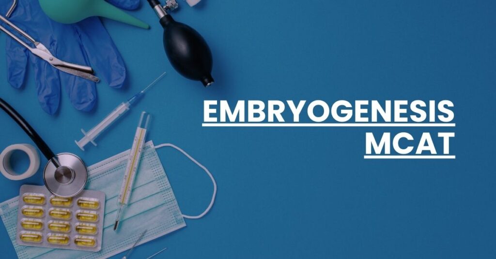 Embryogenesis MCAT Feature Image