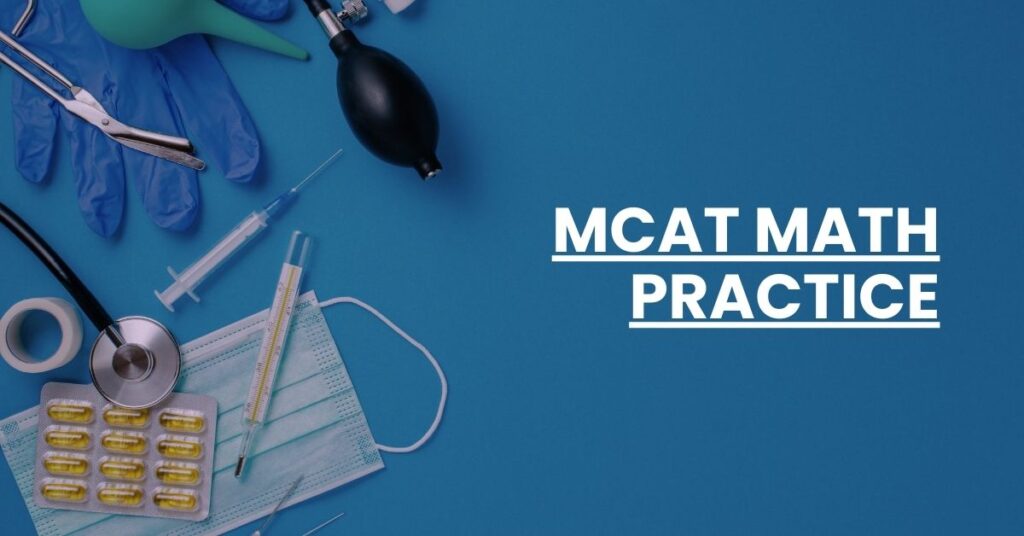 MCAT Math Practice Feature Image