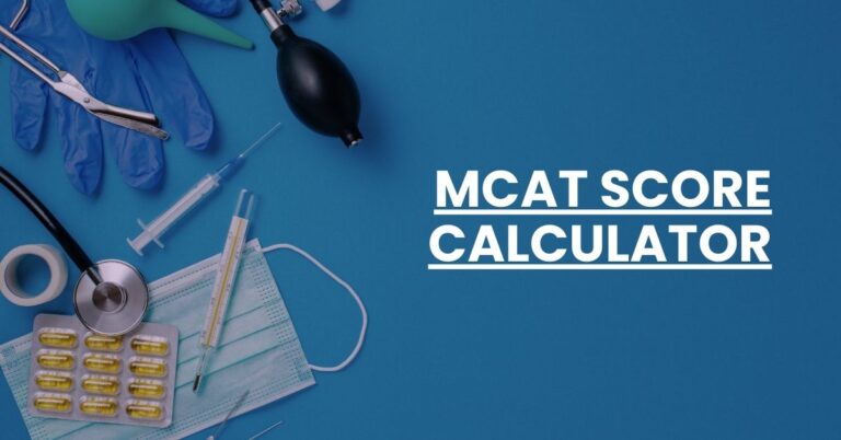 MCAT Score Calculator Feature Image
